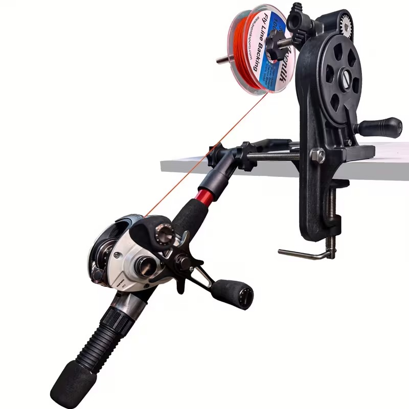 Fishing Line Dispenser - เครื่องม้วนสายเบ็ดตกปลา Aventik, เครื่องม้วนสายแบบสองทิศทางพร้อมอัตราทดเกียร์ความเร็วสูง 5:1, เครื่องม้วนสายเบ็ดตกปลา